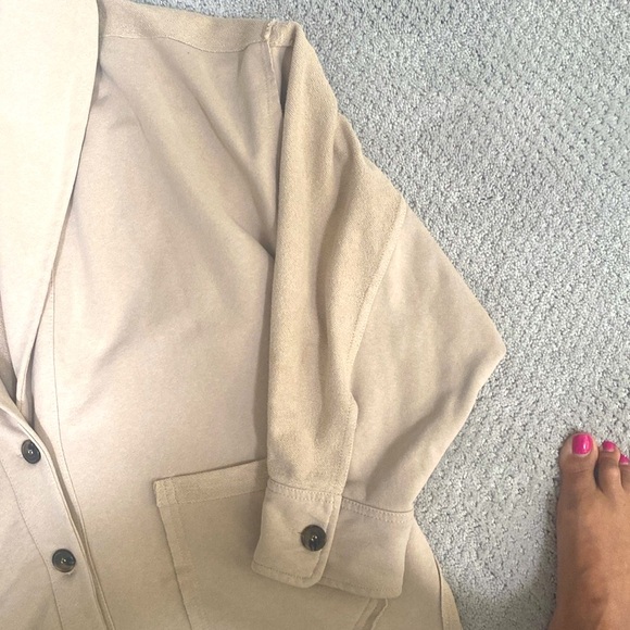 Sweatshirt material jacket- like new!! - Picture 3 of 4